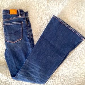 AE Super Hi-Rise Flare Jeans
